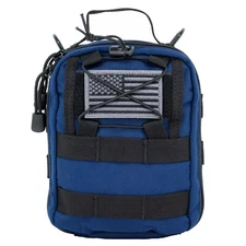 LINE2design First Aid (Ifak) Molle Pouch - Emergency Medical Trauma Bag - Navy