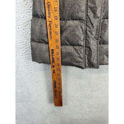 Lauren Ralph Lauren Jacket Womens Extra Small Grey Goose Down Puffer Full Zip - Picture 11 of 13