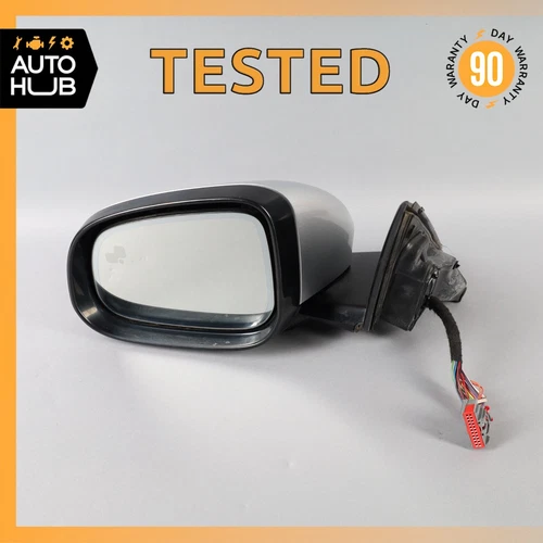 10-15 Jaguar XF XFR X250 Front Left Side Rear View Mirror w/ Blind Spot OEM