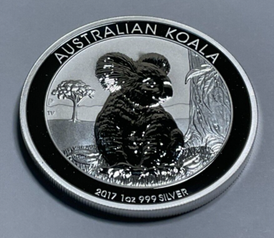 2017 Australia 1 oz . 999 Fine Silver Koala $1 Coin, BU in Plastic