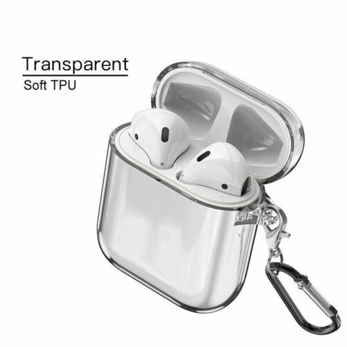 For Apple AirPods Pro 3 2 1 Clear Crystal Case Airpod Soft TPU Cover Protector - Picture 1 of 15