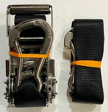 Suncor Ratchet Strap  2” Webbing 5’ Length 304/316 Stainless Steel – WLL 2000LBS