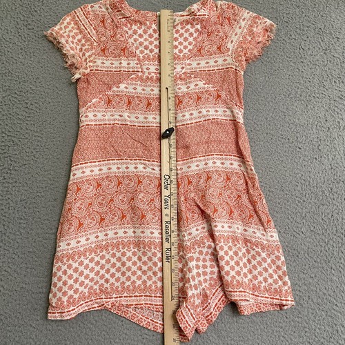 Zara Girls Romper Size 11/12 Soft Collection Viscose Shorts Lightweight Paisley - Picture 10 of 11