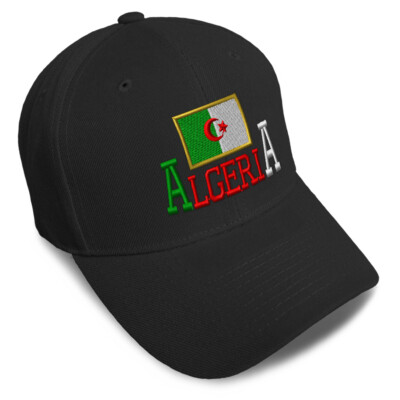 Baseball Cap Algeria Algerian Flag Embroidery Dad Hats for Men & Women 1 Size