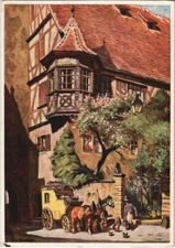 CPA AK Rothenburg- Erker am Judentanzhaus GERMANY (1076184)