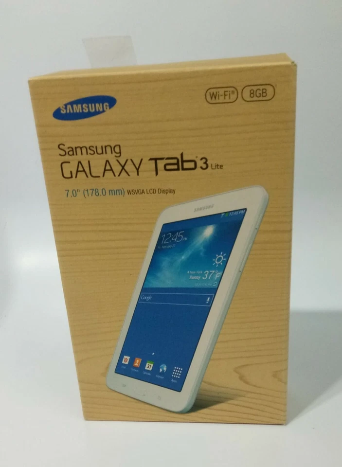 Samsung Galaxy Tab 3 Lite SM-T110 8GB, Wi-Fi, 7in - White -  NEW SEALED - Image 2 of 3