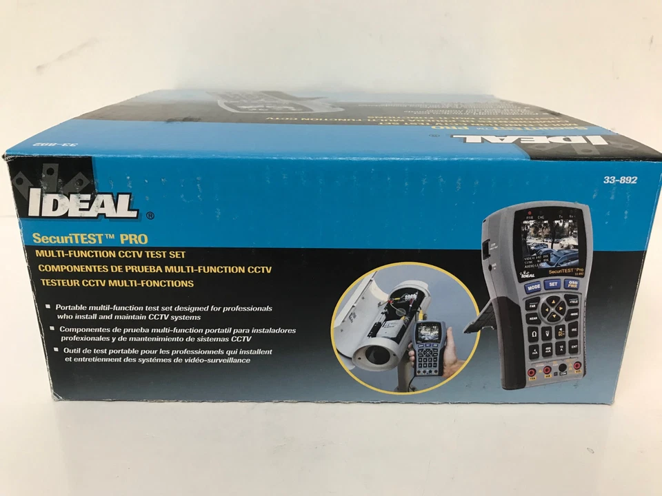 IDEAL NETWORKS 33-892 SECURITEST PRO MULTI-FUNCTION CCTV TEST SET NEW - Image 4 of 4