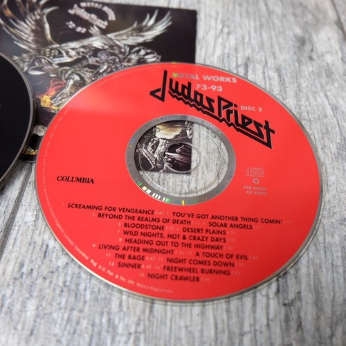 1993 Judas Priest – Metal Works 73-93 2 CD Album – C2K 53932 – EX/EX - Picture 4 of 8