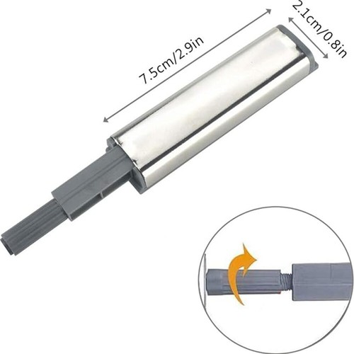 10x Push to Open Magnetschnäpper Türdämpfer Schublade Schrank Druckverschluß - Bild 4 von 18