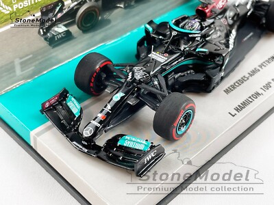 Spark Mercedes-AMG F1 W12 100勝記念 1/43 Mercedes F1 W12 #44 Lewis Hamilton Russia 2021 100th GP