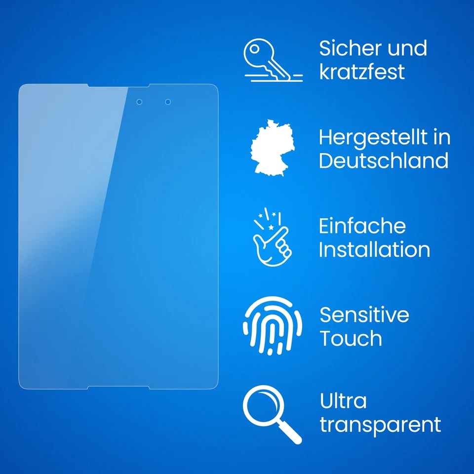 atFoliX 2x Displayschutzfolie für Asus ZenPad 3 8.0 Z581KL Schutzfolie klar - Bild 3 von 4