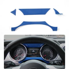 Dashboard Panel Trim Decor Interior Accessories for Ford Mustang 2015-2018 Blue