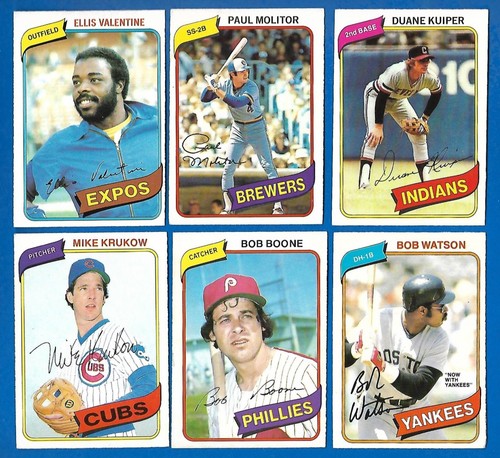 1980 OPC 80 O PEE CHEE TOPPS MLB BASEBALL CARD 126-250 SEE LIST - Picture 256 of 257