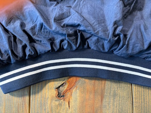 VTG UNC Tarheels V Neck Wind Breaker Large Russell Athletic Laminate Heavyweight - Picture 3 of 12