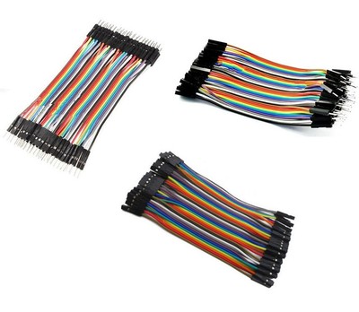 40PCS Male Female Dupont wire cables jumpers 10CM 2.54MM 1P-1P For Arduino L