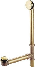 Kingston Brass DTT2162 21" Tip-Toe Tub Waste Overflow Drain, Polished Chrome