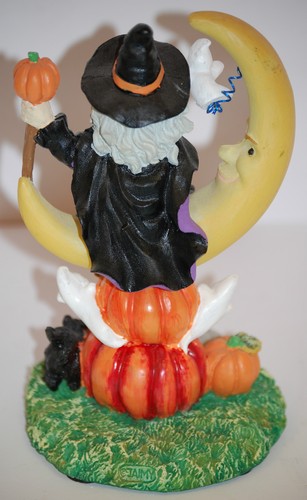 "Witch/Moon" Halloween Figurine - Picture 6 of 8