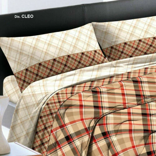 Completi di lenzuola o copripiumini senza marca flanella