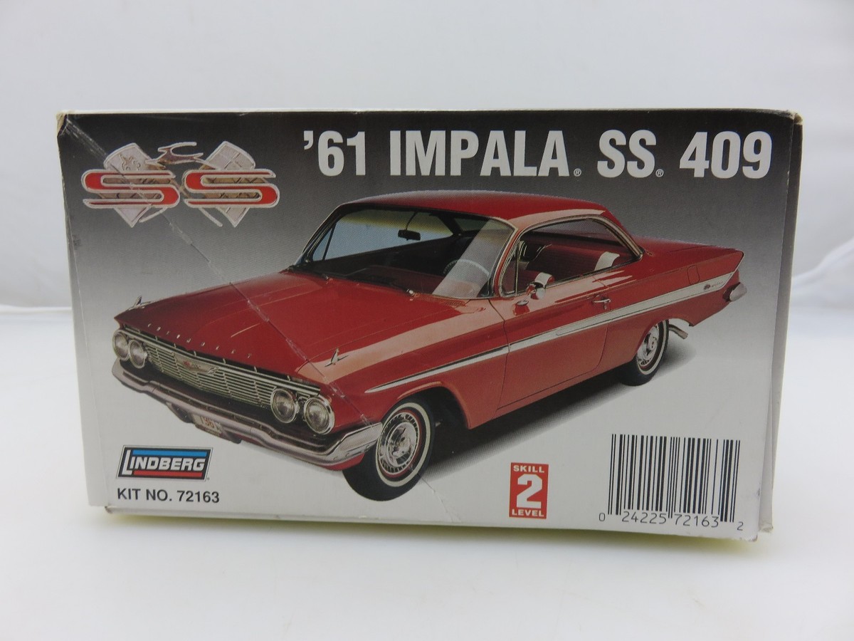 Lindberg '61 IMPALA SS 409 1/25 Scale Model Kit UNBUILT 1996 | eBay