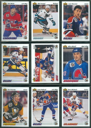 1991-92 UPPER DECK ROOKIE NHL HOCKEY ENGLISH CARD 453-700 SEE LIST - Picture 77 of 250