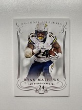 2014 Panini National Treasures /99 Ryan Mathews 52 Football Card Chargers