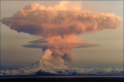 Poster, Many Sizes; Ascending Eruption Cloud From Redoubt Volcano As Viewed To T