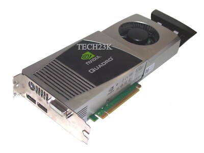0Y451H NVIDIA Quadro FX 4800 Video Card 1.5GB DDR3 PCIe DVI Dual Display Port