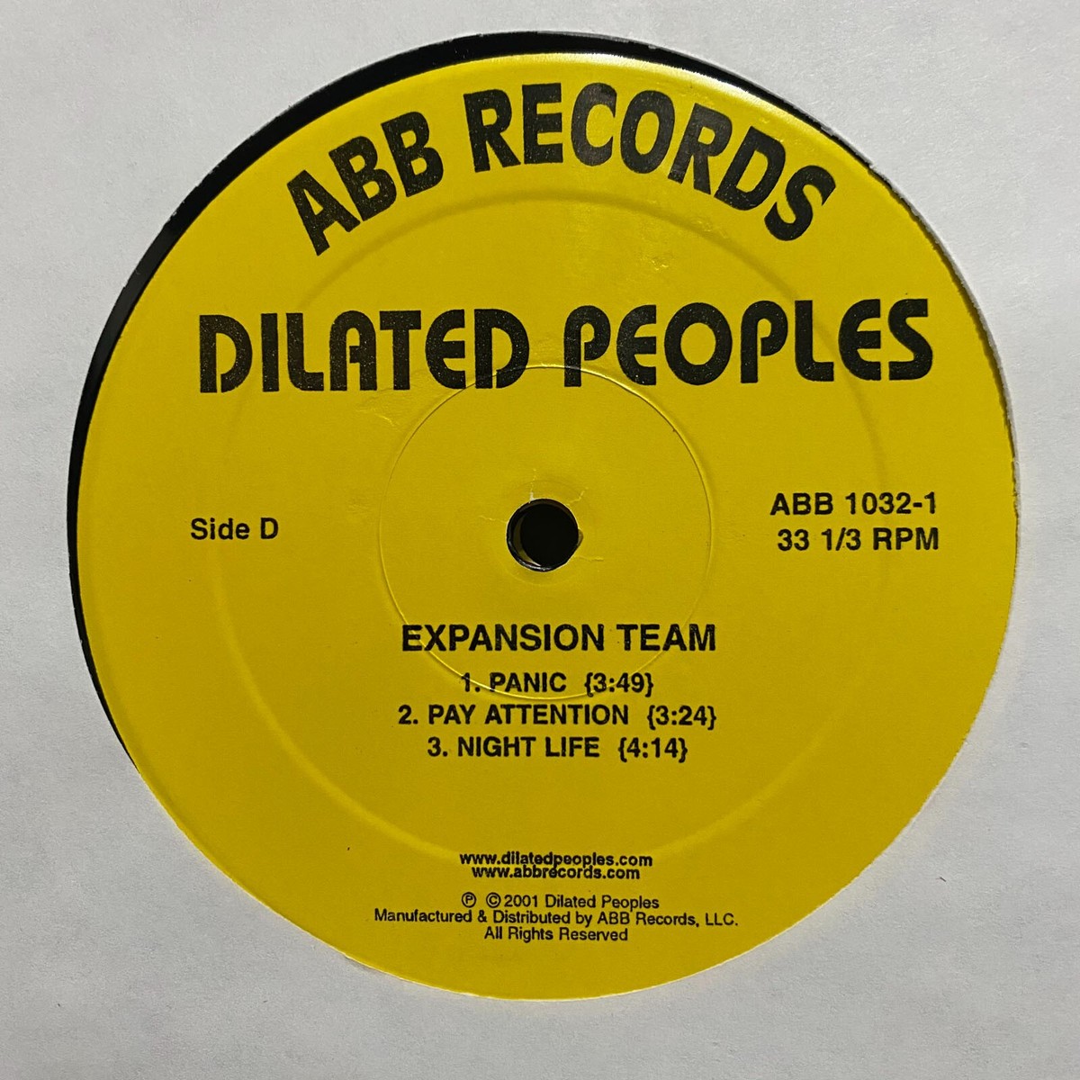 洋楽 DILATED PEOPLES/EXPANSION TEAM 3LP Expansion Team - Album by