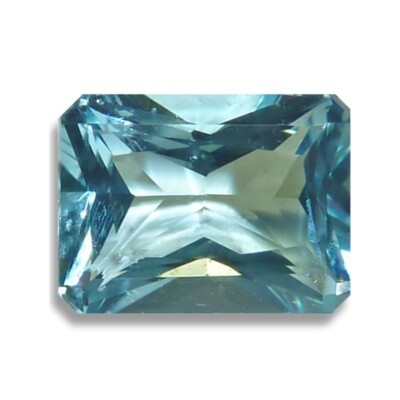 Natural Aquamarine Blue Emerald Cut (12 options) Faceted Gems since 1989 USA