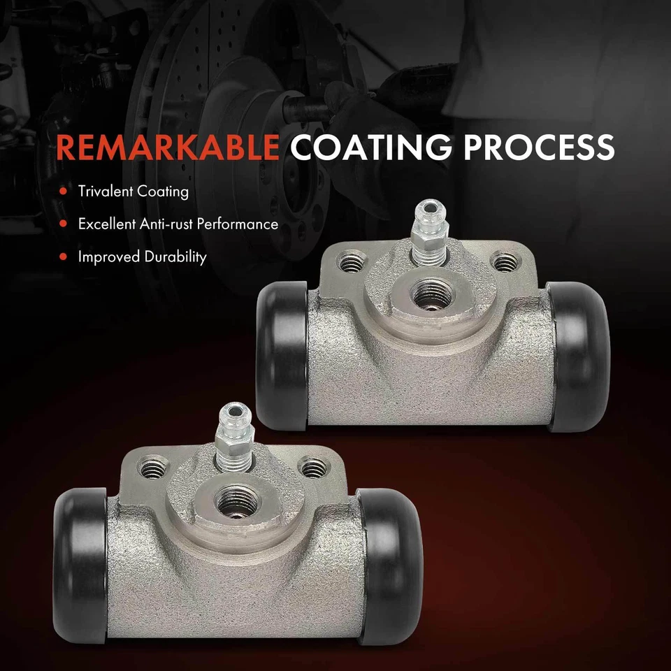2x Cilindro de rueda de freno de tambor trasero para Dodge Grand Caravan Jeep Plymouth Chrysler Foto 3 de 4