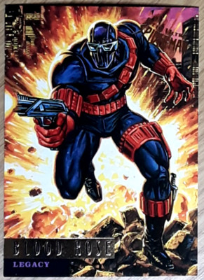 1995 Fleer Ultra Spider-Man Karte 78 BLOOD ROSE. Gratis neuer Toplader.