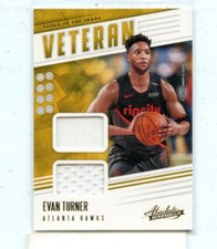 EVAN TURNER 2019-20 Panini Absolute Veteran Tools of the Trade Dual Jersey Relic