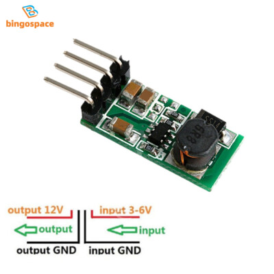 DC 3.3V 3.7V 5V 6V to 12V Step-up Power Supply Boost Voltage Regulator Converter