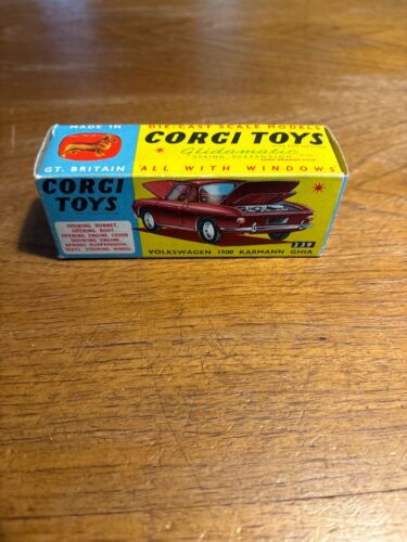 Corgi Toys-Volkswagen 1500 Karmann Ghia with box 239-England’60 - Imagen 8 de 12