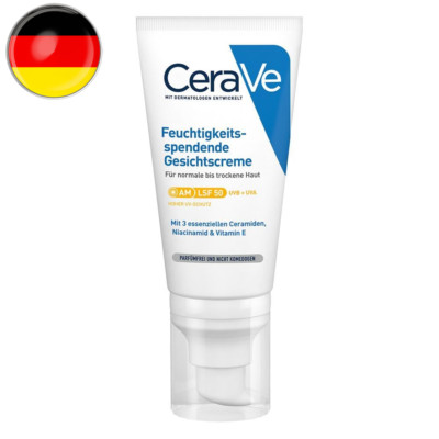Cerave Feuchtigkeitscreme Für Das Gesicht Mit LSF 50 Creme Für Trockene Bis Sehr