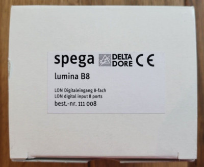 SPEGA Delta Dore lumina B8 LON Digitaleingang 8-fach Art. Nr. 111008 NEU OVP