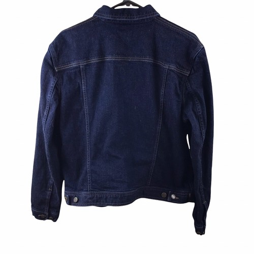 Chaqueta Jean Ralph Lauren XL De Colección Bolsillo Ajustado Elastizado Oscuro Clásico Ropa de Calle - Imagen 4 de 12