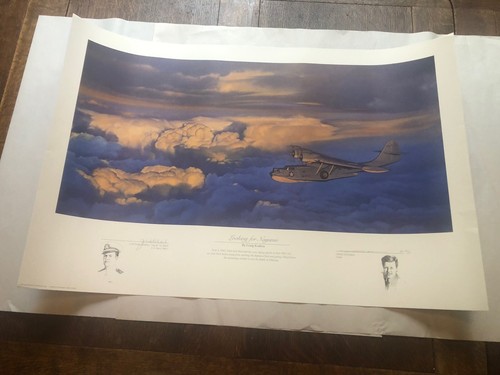 Rare Greenwich Workshop Aviation AP Print “Looking For Nagumo” By Craig Kodera