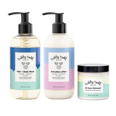 TUBBY TODD 3-Step Baby Bath & Skincare Routine - Regulars Bundle - Lavender