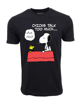 #ad #ad PEANUTS CHICKS TALK TOO MUCH GRAPHIC T SHIRT $15.99