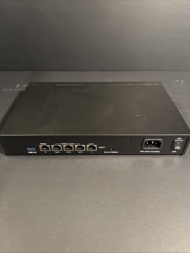 LUXUL Epic 4 Gigabit Router Rear Ports - Black - Picture 3 of 3