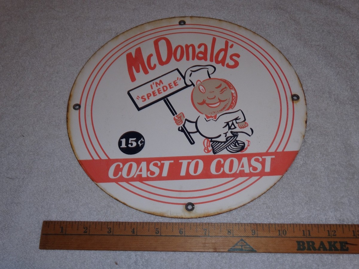 VINTAGE ORIGINAL GROMMETS MCDONALD'S FAST FOOD RESTAURANT 11