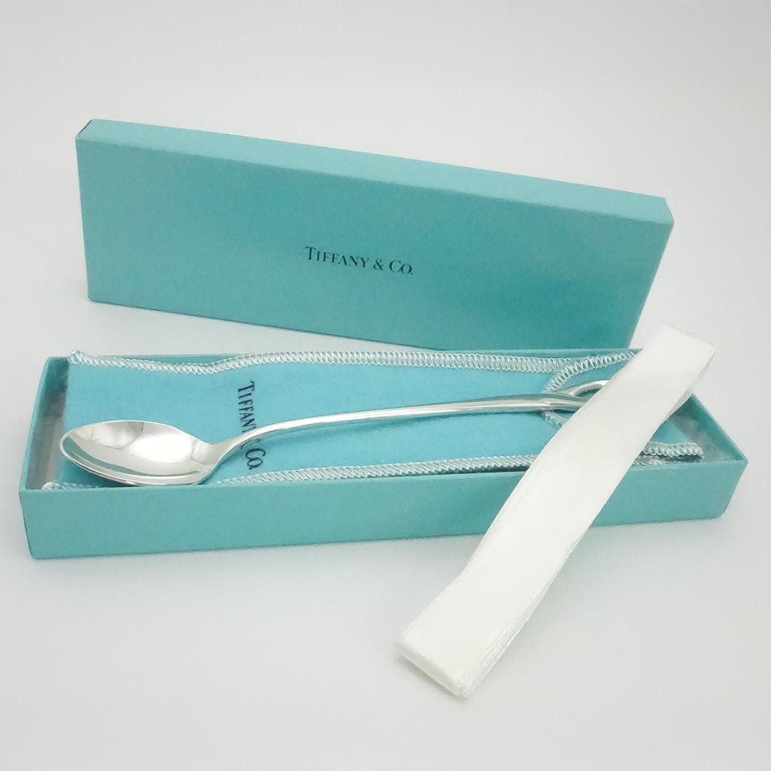 ティファニー　シルバー　ベビー　マンインザムーン　フーディングスプーン　月 Tiffany & Co. Man in the Moon Stars Baby Spoon 2000 Sterling