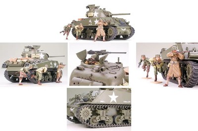 1/35 Tamiya M4A3 Sherman mit 75mm Geschütz & 3 Figuren ( THC 35250 )