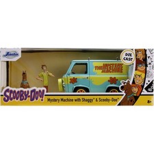 Jada 1:24 Diecast Mystery Machine with Scooby, Green 1:24 Scale with Figures