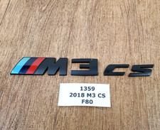  16-18 Oem Bmw F80 M3 Cs Rear Trunk Lid Emblem Logo Badge