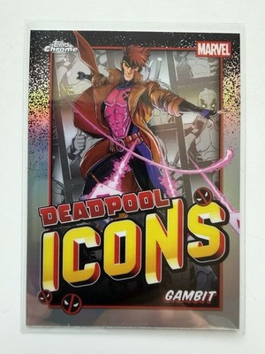 2025 Topps Chrome Deadpool Icons Gambit Marvel X-Men #DI-4