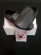 STELLE Tan Leather Jazz Dance Shoes Size 3ML Kids