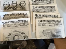Harper’s Weekly Reissue Journal Of Civilization 26 Copies Civil War 1860-1861