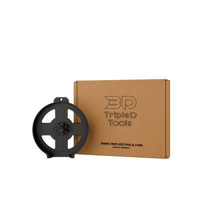 TripleD Tools 6.5'' Circular Saw Blade Storage For Diablo Dewalt and More (Black)